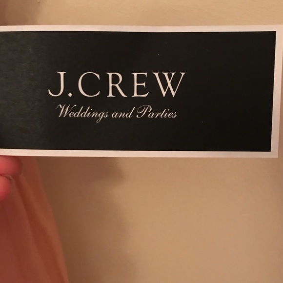J Crew NWT misty rose strapless bridesmaid dress - Picture 7 of 7